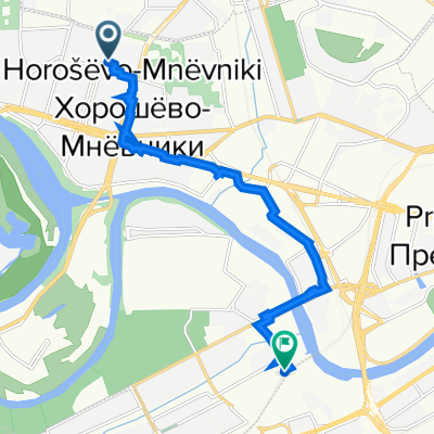 улица Маршала Тухачевского, 28 к1 с2, Москва до Промышленный проезд, вл3, Москва