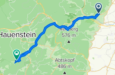 Route in der Bikemap App öffnen