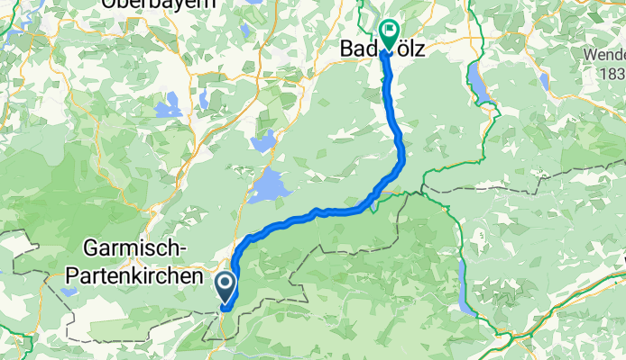 Entlang der Isar von Mittenwald nach Bad Tölz