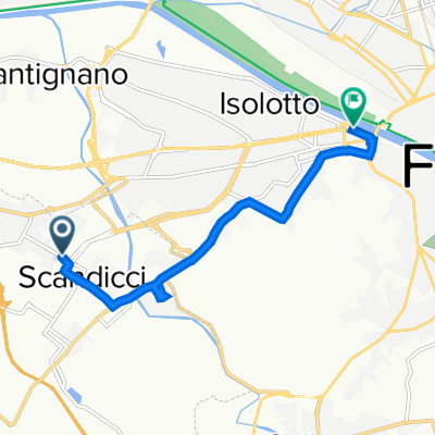 Da Settantottesimo Reggimento, Scandicci a Via del Pignone 41, Firenze