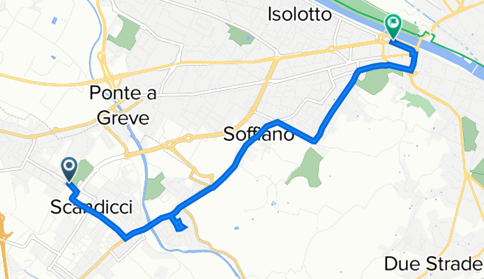 Da Settantottesimo Reggimento, Scandicci a Via del Pignone 41, Firenze