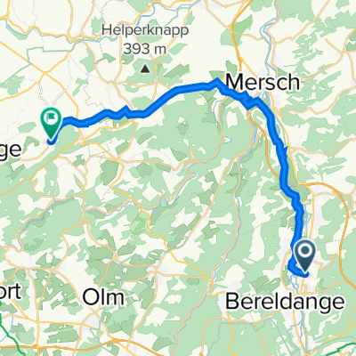 Route de Diekirch 132B, Walferdingen nach Haaptstrooss 3, Saeul