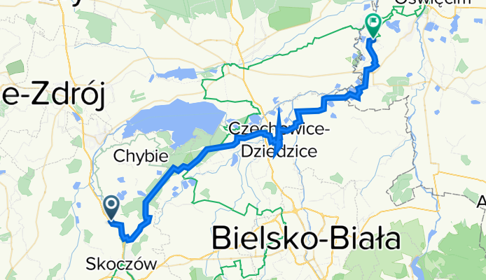 Skoczów gmina, Ochaby to Bór, Brzeszcze