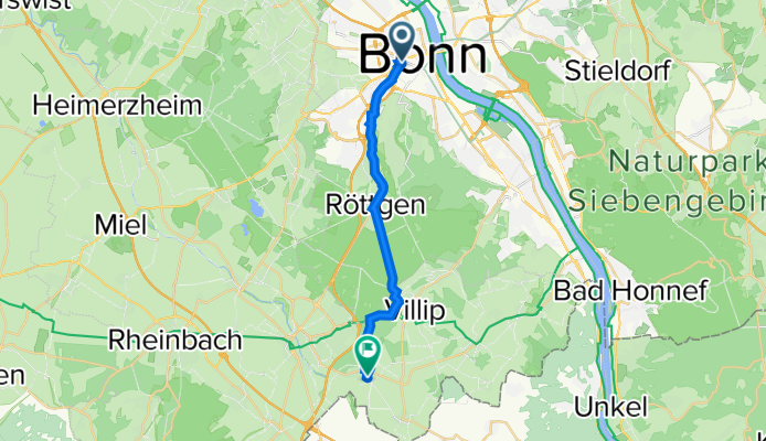 Mozartstraße 43, Bonn nach Wachtberg