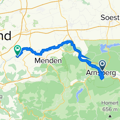 Ruhrtalradweg Arnsberg - Essen