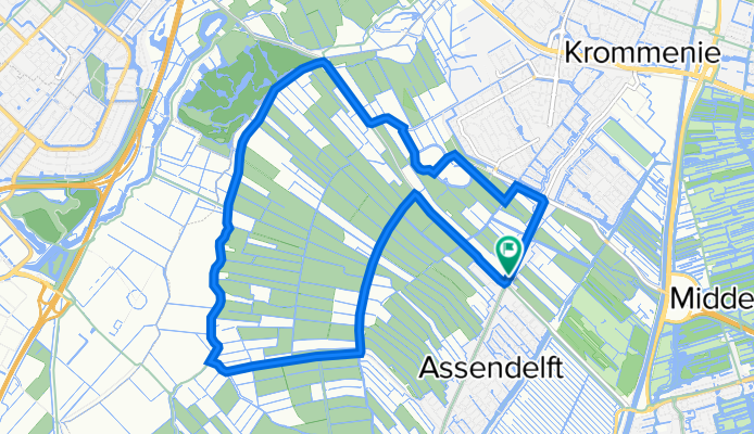 Dorpsstraat 607, Assendelft nach Dorpsstraat 592A, Assendelft