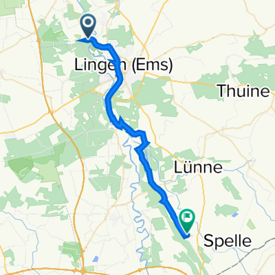 Dalumer Straße 14, Lingen (Ems) nach Zur Venhauser Schleuse, Spelle