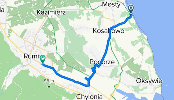 Kosakowo, Kosakowo do Henryka Dąbrowskiego 107A, Rumia