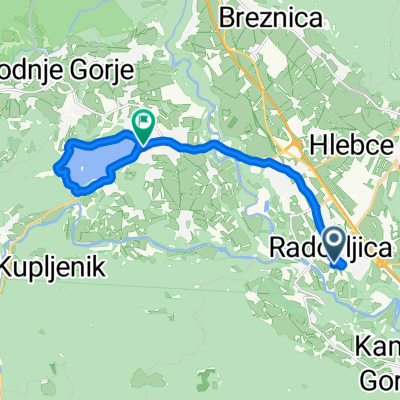 Radovljica -  Bled jezoro