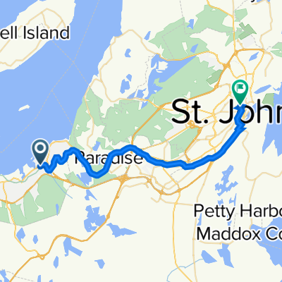 75 Conception Bay Hwy, Conception Bay South nach 8 Merrymeeting Rd, St. John's