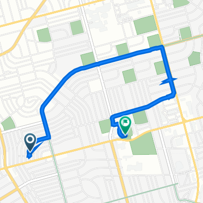 2714 Brentwood Dr, Odessa to 3031–3037 E University Blvd, Odessa