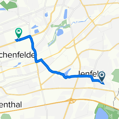 Oppelner Straße 24, Hamburg nach Friedrich-Ebert-Damm 111, Hamburg