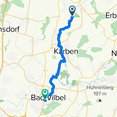 Wöllstadt nach Frankfurter Straße, Bad Vilbel