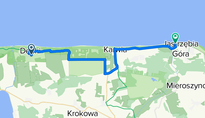 Sportowa, Krokowa do Kaszubska 7–9, Jastrzębia Góra