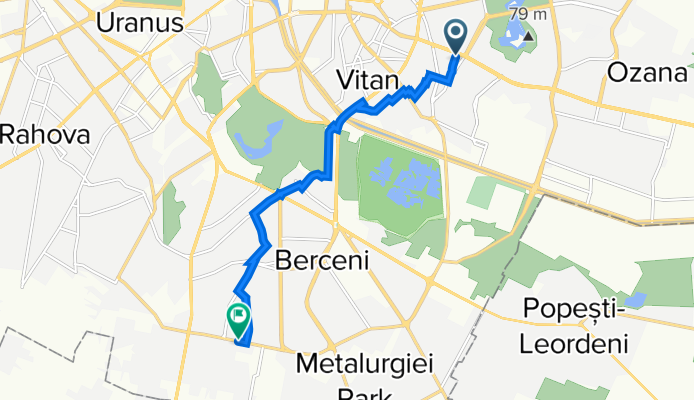 Strada Tomis 4, București to Ucea, București