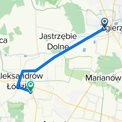 18.07. Plac Targowy, Zgierz do Aleksandrów Łódzki
