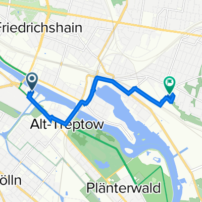Schlesische Straße 27, Berlin to Huronseestraße 40, Berlin