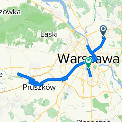 Korzystna 9, Targówek do Aleja Niepodległości, Warszawa
