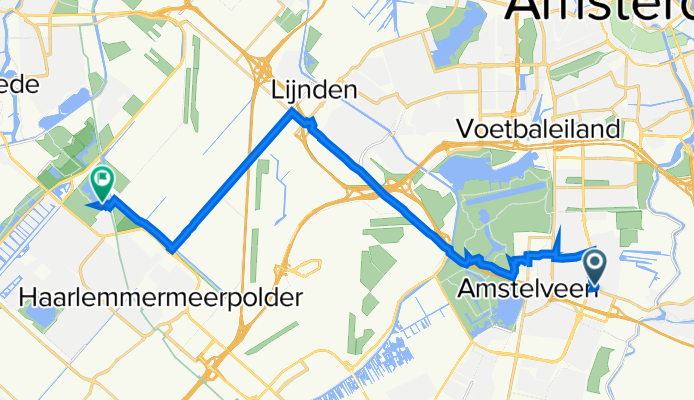 Max Havelaarlaan 83, Amstelveen to IJweg 961, Hoofddorp