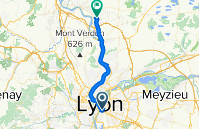 Route in der Bikemap App öffnen