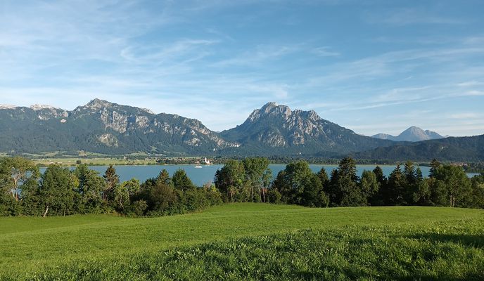 Foto 1 der Bikemap-Route "Höhenstraße 21, Füssen nach Höhenstraße 21, Füssen"