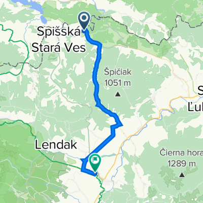 Červený Kláštor do Kapitána Jána Nálepku, Spišská Belá