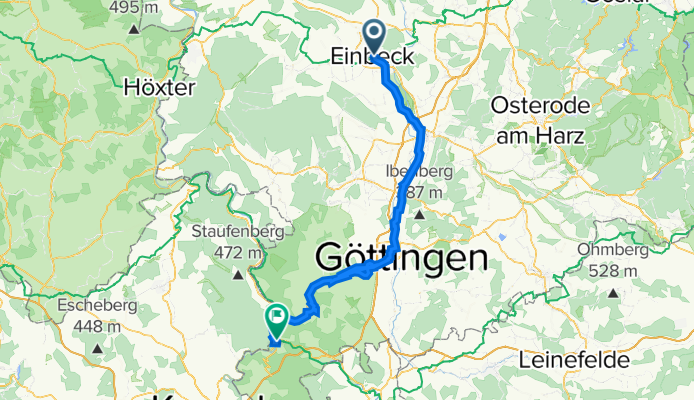 Bürgermeisterwall 8, Einbeck to Ziegelstraße 36, Hann. Münden
