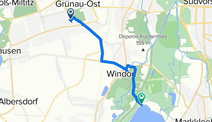 Ringstraße 139, Lipsk do Lauerscher Weg 100, Lipsk