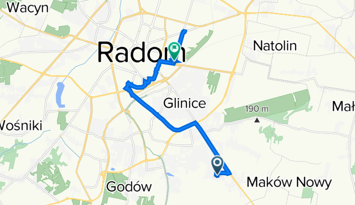 Jana Sebastiana Bacha 23, Radom do Stanisława Zbrowskiego 9, Radom