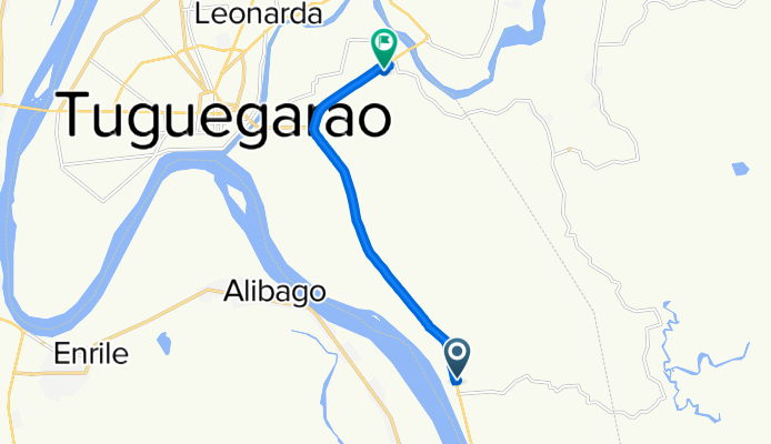 Maharlika Highway, Tuguegarao City to Larion Alto, Tuguegarao City