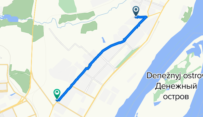 От улица Баумана 8, Волгоград до улица Еременко 3А, Волгоград