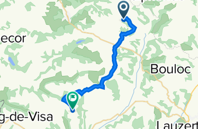 Route in der Bikemap App öffnen