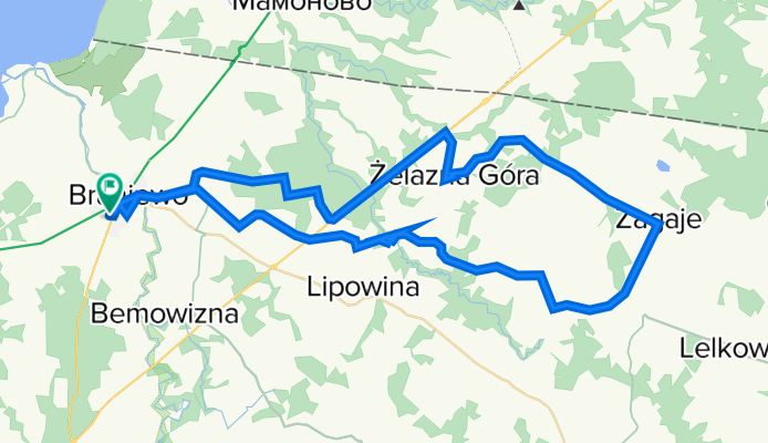 Dąbrowskiego 3–17, Braniewo do Dąbrowskiego 18, Braniewo