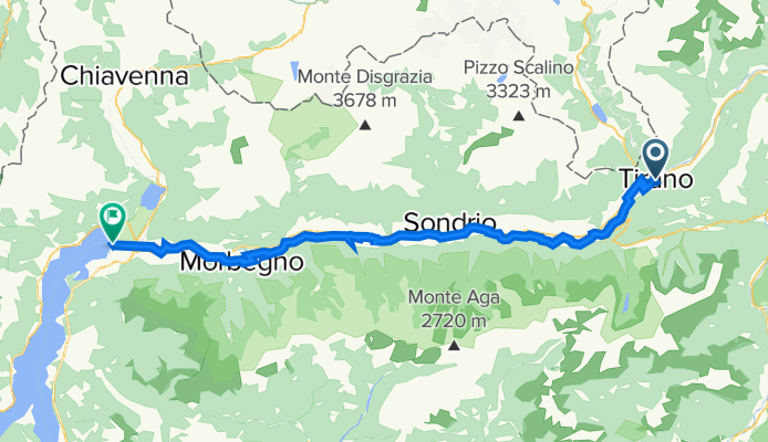 Colico - Tirano, Sentiero Valtellina by PisteCiclabili.com