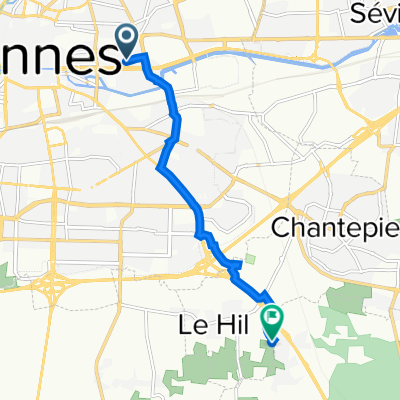 5 Boulevard Jeanne d'Arc, Rennes à 132 Le Portail, Chantepiète