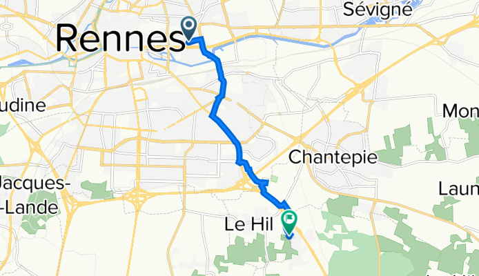 5 Boulevard Jeanne d'Arc, Rennes à 132 Le Portail, Chantepiète