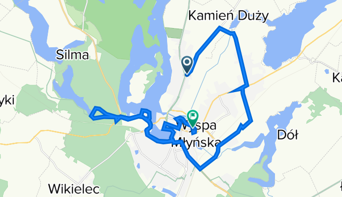 Zalewska 2, Iława do Tadeusza Kościuszki 39a, Iława