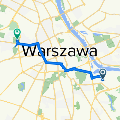 Niewielka 29, Warszawa do aleja Narcyzy Żmichowskiej, Warszawa