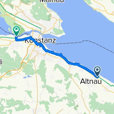 Landstrasse 27, Altnau nach Am Schlosspark 4, Gottlieben