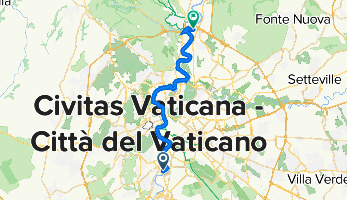 Via Pietro Mèngoli 30, Roma a Via di Castel Giubileo 8, Roma