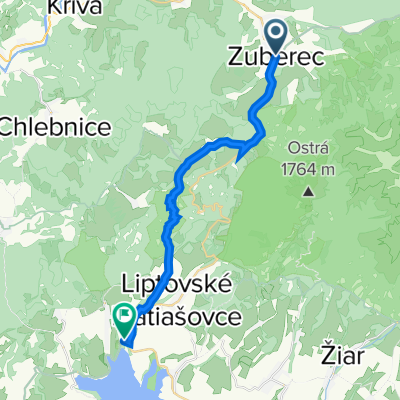 Zuberec do Liptovská Sielnica