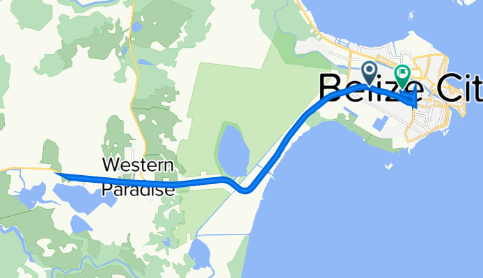 Belize City to Black Orchid Street #2, Belize City