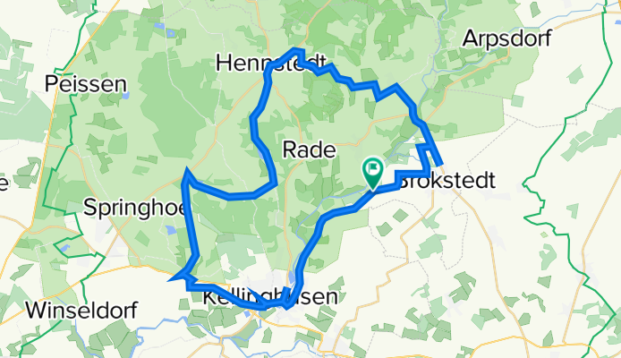GPSwerk-Tour/Waypoints - GPSwerk-Tour/Track: Rund Kellinghusen