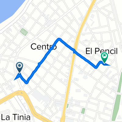 De Calle Cementerio 25, Puerto La Cruz a Calle San Francisco 37, Puerto La Cruz