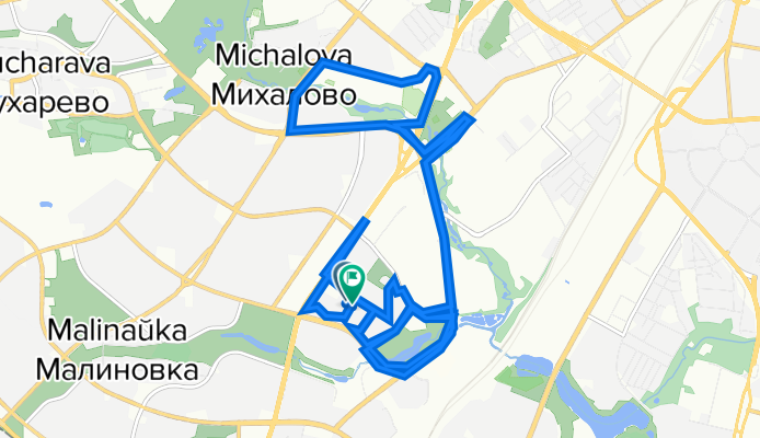 Московский, Минск до Московский, Минск