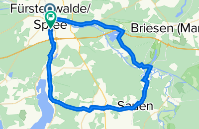 Route in der Bikemap App öffnen