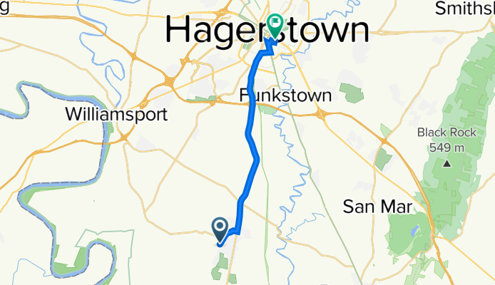 7738–7854 Fairplay Rd, Fairplay to 325 E Washington St, Hagerstown