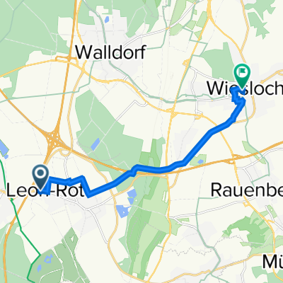 Rathausstraße 2, Sankt Leon-Rot nach Hauptstraße 118, Wiesloch