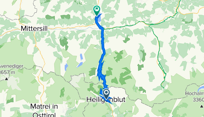 Hof 38, Heiligenblut am Großglockner nach Brucker Bundesstraße 2, Zell am See