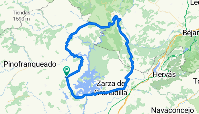Vuelta al Gabriel y Galán. Mohedas-Zarza-Lagunilla-Sotoserrano-La Pesga-Mohedas